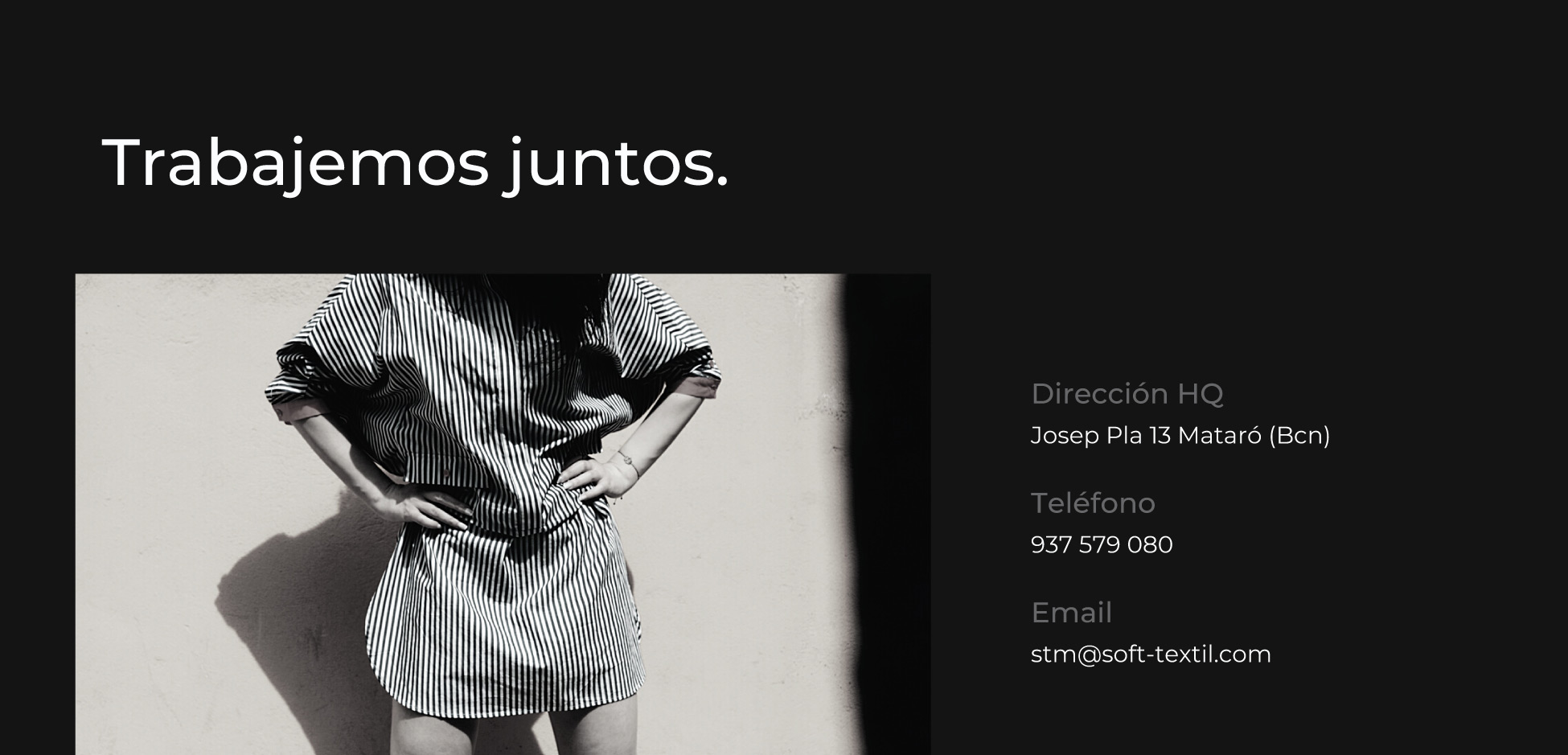 stm | erptextil | Josep Pla 13 Matar (Bcn) 937 579 080 stm@soft-textil.com